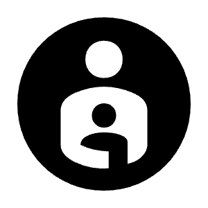 Account Child Fill Icon from Sharp Fill - Material Symbols Set