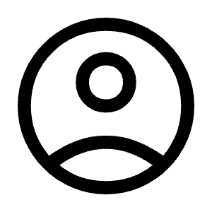 Account Circle Icon from Outlined Line - Material Symbols Set