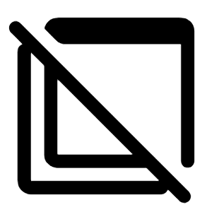 Ad Group Off Icon from Rounded Line - Material Symbols Set