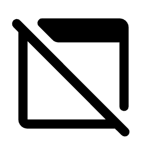 Ad Off Icon from Rounded Line - Material Symbols Set