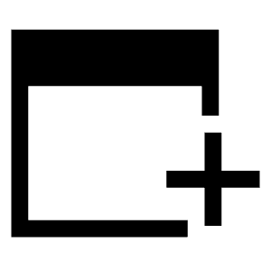 Add Ad Fill Icon from Sharp Fill - Material Symbols Set