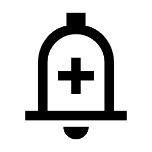 Add Alert Icon from Sharp Line - Material Symbols Set