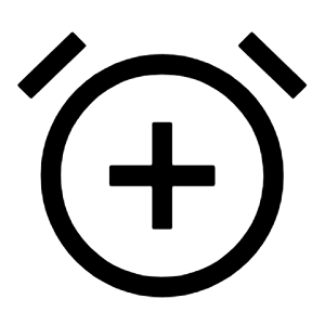 Alarm Add Icon from Sharp Line - Material Symbols Set