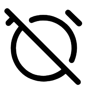Alarm Off Icon from Rounded Line - Material Symbols Set