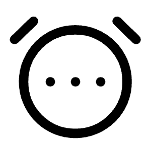 Alarm Smart Wake Icon from Rounded Line - Material Symbols Set