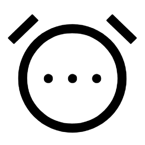 Alarm Smart Wake Icon from Outlined Line - Material Symbols Set