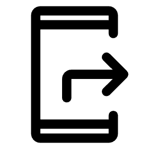 App Shortcut Icon from Rounded Line - Material Symbols Set