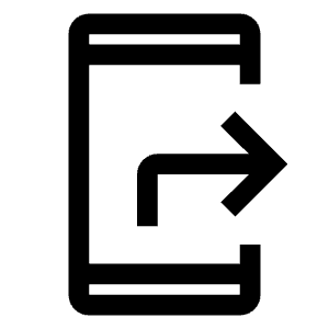 App Shortcut Icon from Outlined Line - Material Symbols Set