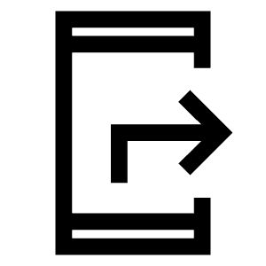 App Shortcut Icon from Sharp Line - Material Symbols Set