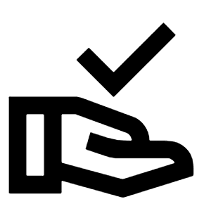 Approval Delegation Icon from Material Pro Line Set