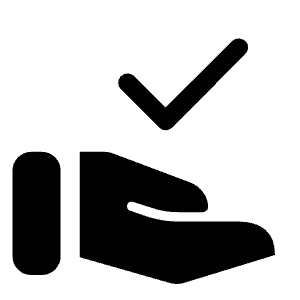 Approval Delegation Fill Icon from Rounded Fill - Material Symbols Set