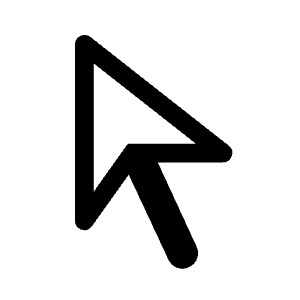 Arrow Selector Tool Icon from Rounded Line - Material Symbols Set