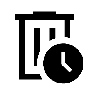 Auto Delete Icon from Sharp Line - Material Symbols Set