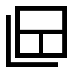 Backup Table Icon from Sharp Line - Material Symbols Set