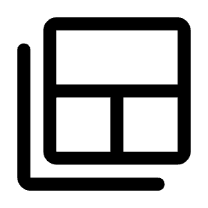 Backup Table Icon from Rounded Line - Material Symbols Set