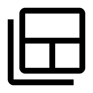 Backup Table Icon from Outlined Line - Material Symbols Set