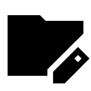 Bookmark Manager Fill Icon from Sharp Fill - Material Symbols Set
