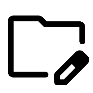 Bookmark Manager Icon from Rounded Line - Material Symbols Set