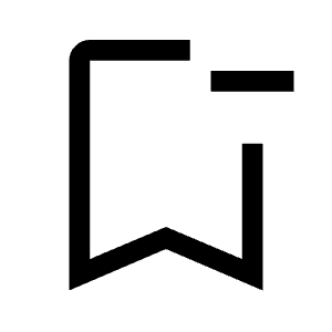 Bookmark Remove Icon from Outlined Line - Material Symbols Set