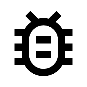 Bug Report Icon from Material Pro Line Set
