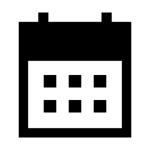 Calendar Month Fill Icon from Sharp Fill - Material Symbols Set