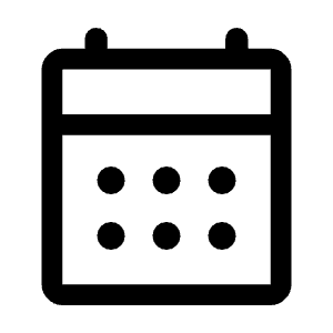 Calendar Month Icon from Rounded Line - Material Symbols Set