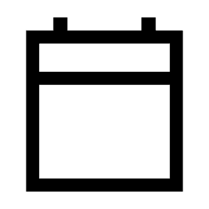 Calendar Today Icon from Sharp Line - Material Symbols Set