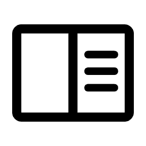 Chrome Reader Mode Icon from Rounded Line - Material Symbols Set