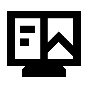 Code Monitor Icon from Sharp Line - Streamline Material Free Set