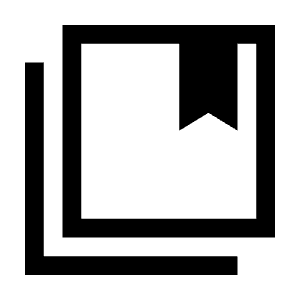 Collections Bookmark Icon from Sharp Line - Material Symbols Set