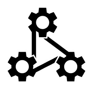 Component Exchange Fill Icon from Rounded Fill - Material Symbols Set