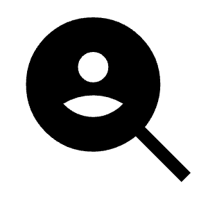 Data Loss Prevention Fill Icon from Sharp Fill - Material Symbols Set