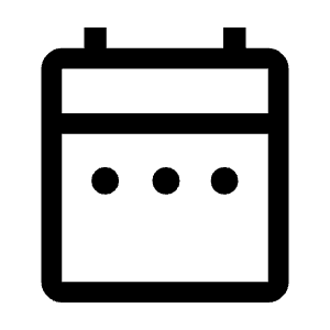 Date Range Icon from Outlined Line - Material Symbols Set