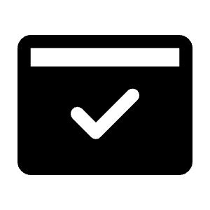 Domain Verification Fill Icon from Rounded Fill - Material Symbols Set