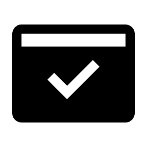 Domain Verification Fill Icon from Outlined Fill - Material Symbols Set