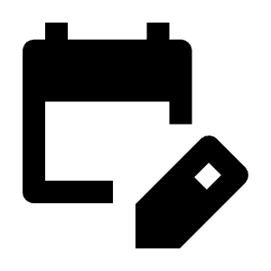 Edit Calendar Fill Icon from Outlined Fill - Streamline Material Free Set