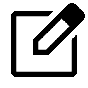 Edit Square Icon from Outlined Line - Material Symbols Set