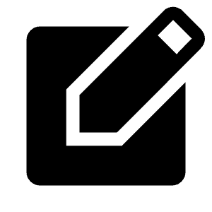 Edit Square Fill Icon from Outlined Fill - Material Symbols Set