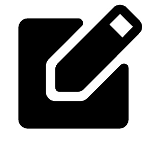 Edit Square Fill Icon from Rounded Fill - Material Symbols Set