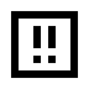 Error Square Medium Icon from Sharp Line - Streamline Material Free Set