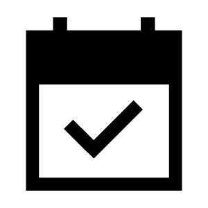 Event Available Fill Icon from Sharp Fill - Material Symbols Set