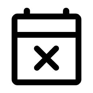 Event Busy Icon from Rounded Line - Material Symbols Set