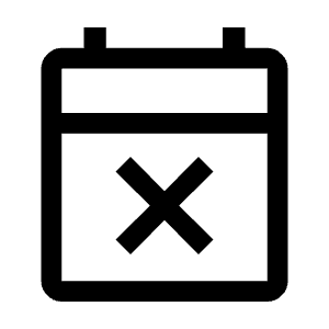 Event Busy Icon from Outlined Line - Material Symbols Set