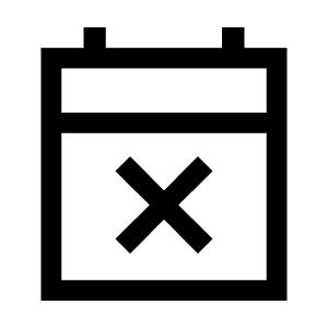 Event Busy Icon from Sharp Line - Material Symbols Set