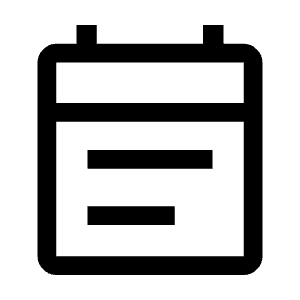 Event Note Icon from Outlined Line - Material Symbols Set