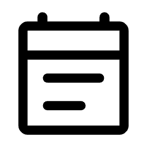 Event Note Icon from Rounded Line - Material Symbols Set