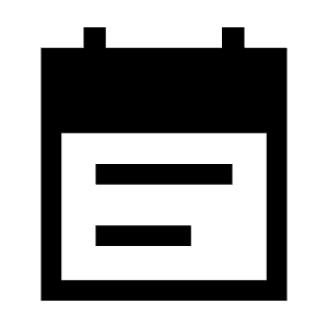 Event Note Fill Icon from Sharp Fill - Material Symbols Set