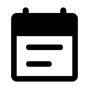 Event Note Fill Icon from Rounded Fill - Material Symbols Set