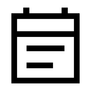 Event Note Icon from Sharp Line - Material Symbols Set