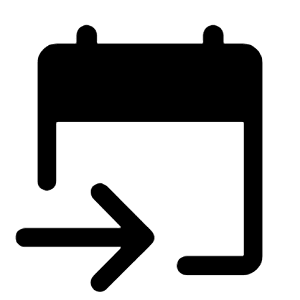 Event Upcoming Fill Icon from Rounded Fill - Material Symbols Set